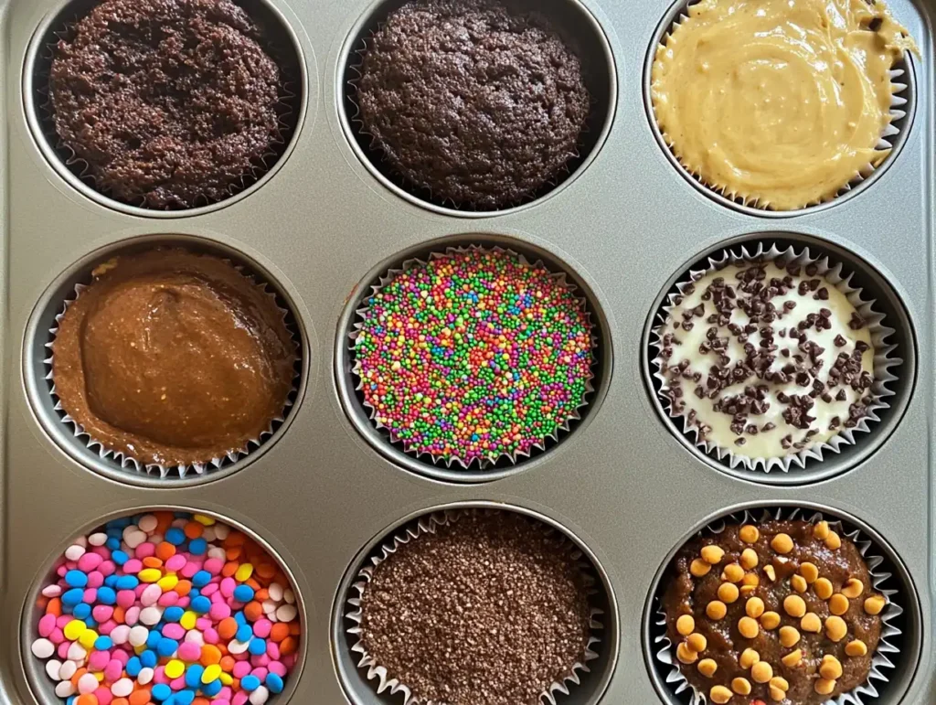 Step-by-step guide for baking protein muffins